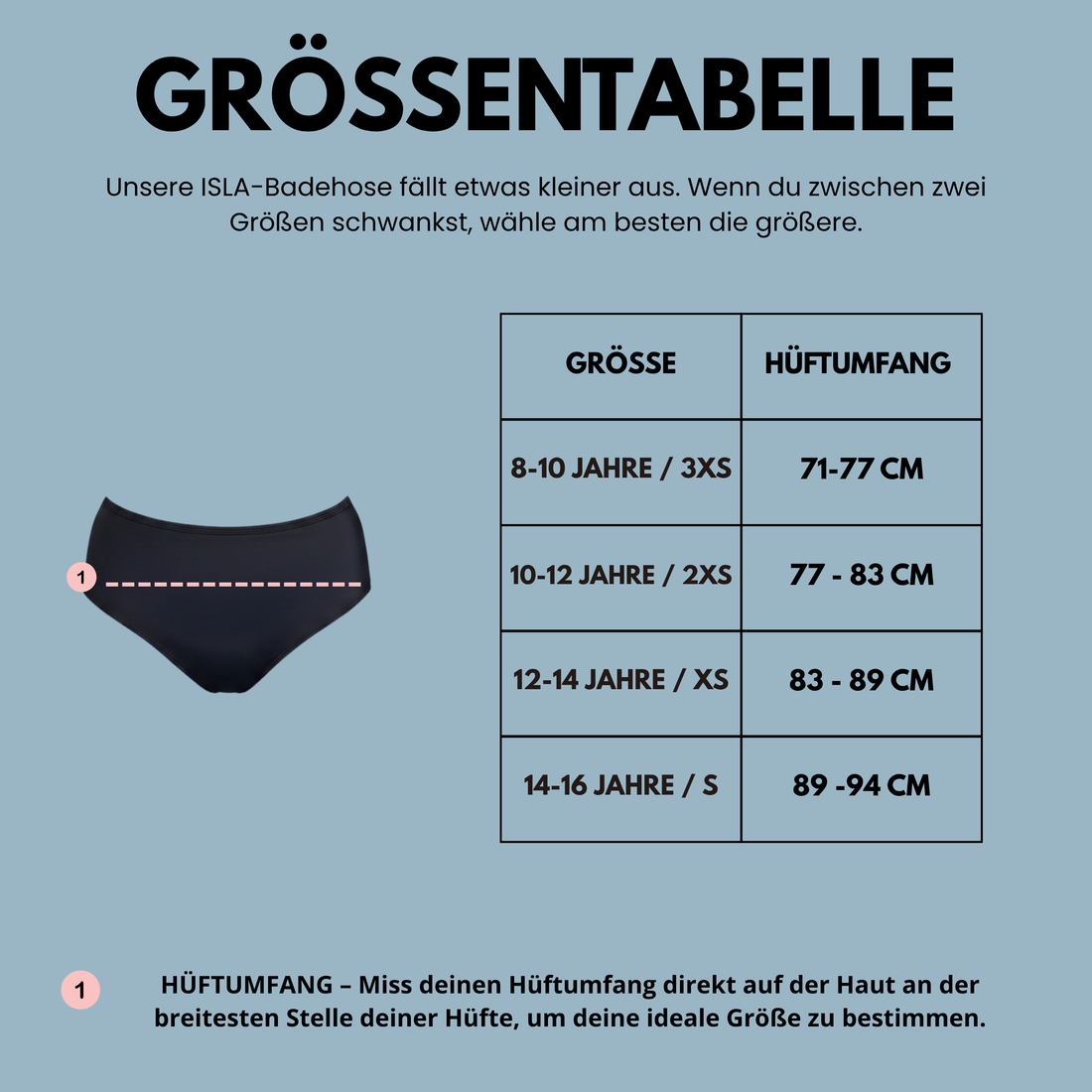 Teen ISLA Perioden-Bikini-Slip High Waist - MOI ET MARIE